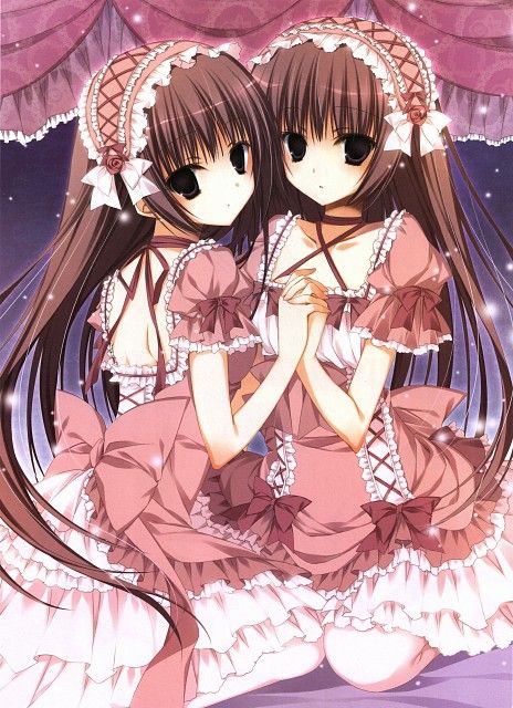 Kira Inugami, Moudoku HOLIC, Dengeki Moeoh Fairy Tail, Twins, The Story, Hair, Anime, Pink, Dresses, Art