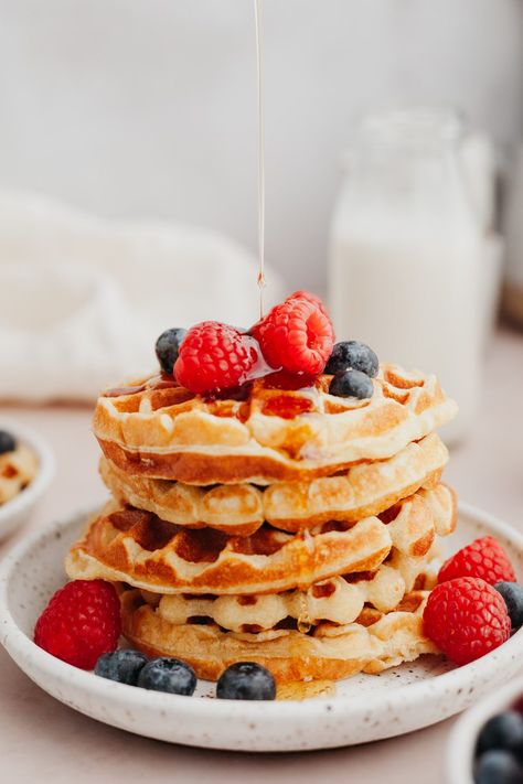 Freezer Protein Waffles, Protein Belgian Waffle Recipe, Protein Banana Waffles, Whey Protein Waffles, Gluten Free Protein Waffles, Protein Waffles With Protein Powder, High Protein Waffle Recipe, Bypass Meals, High Protein Waffles