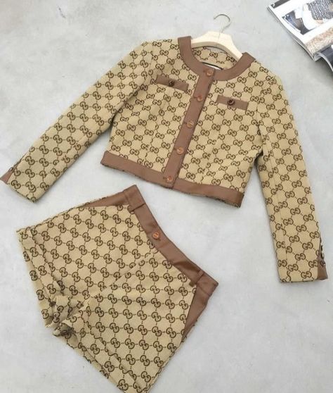 Gucci Two Piece Outfit, Gucci Clothes Aesthetic, Gucci Aesthetic Outfit, Louis Vuitton Outfits, Louis Vuitton Outfit, Luxury Baby Clothes, Fasion Outfits, Swag Girl Style, Concept Clothing