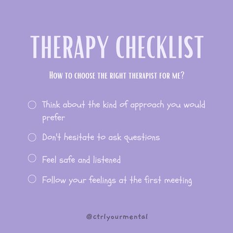 Remember, finding the right therapist may take time and exploration. Don't hesitate to have initial consultations or ask questions to determine if they're the right fit for you. Your mental well-being deserves a therapist who can support and guide you on your unique journey. 💫 • #TherapyChecklist #FindTheRightTherapist #MentalHealthMatters #SupportandHealing #BreakTheStigma Questions Therapists Ask, Finding A Therapist, Therapist Said, Content Inspiration, Break The Stigma, Wellness Wednesday, Journal Writing Prompts, Mental Health Matters, Support Group