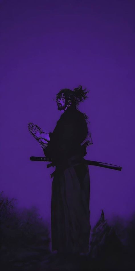 Vagabond Wallpaper, Wallpaper Purple, Follow For More, Purple, Anime, Kawaii