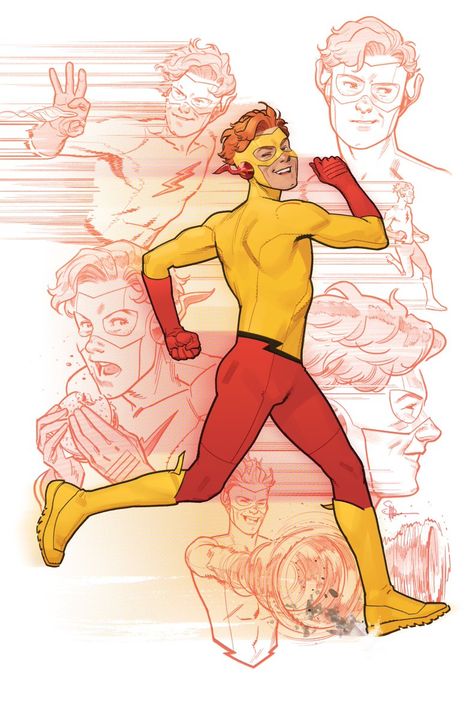 Doc Shaner, Flash Comics, Wally West, Worlds Finest, Kid Flash, Arte Dc Comics, Dc Comics Artwork, Detective Comics, Superhero Design