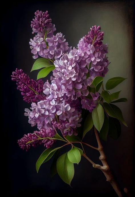 Bush Drawing, Screen Pictures, Lilac Painting, Lilac Bushes, Rose Crafts, Acrylic Painting Flowers, Floral Drawing, Fruit Painting, Flower Art Images