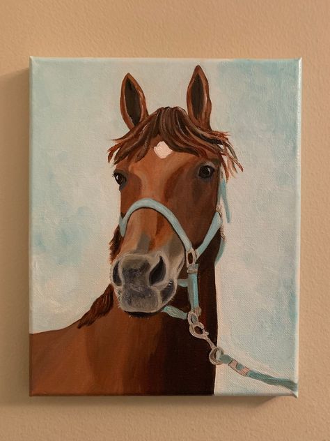 Western Painting Canvas, Rodeo Art Ideas, Sip N Paint Ideas, Horse Paintings Acrylic, Horse Stall Sign, Sleep Over Ideas, Rodeo Art, Horse Canvas Painting, Country Food