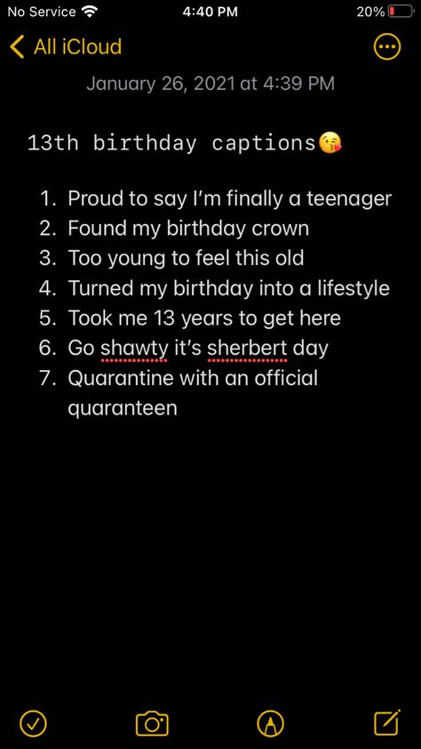 13 Bday Captions, Caption For 13 Birthday, Birthday Countdown Captions For Instagram, 13 Birthday Caption Ideas, 13 Birthday Captions, 13th Birthday Captions, Birthday Countdown Names Instagram, Bday Captions, Captions Instagram Aesthetic