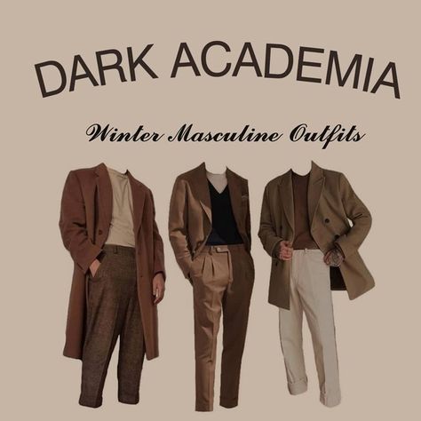 Dark Academia Mens Outfits, Dark Academia Men Outfit, Dark Academia Outfit Men, Dark Academia Men, Academia Aesthetic Outfit Men, Academia Aesthetic Outfit, Dark Academia Outfits, Spiritual Fashion, Dark Academia Outfit