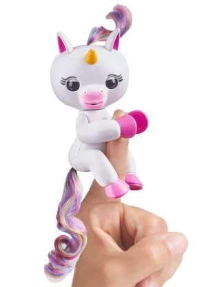 Est. Price: $14 | Buy it from AmazonThe Fingerling and unicorn crazes have finally merged. Gigi the ... - Courtesy of amazon.com Shopping For Kids, Baby Monkeys, Top Christmas Gifts, Your Touch, Go Bananas, Baby Monkey, Childhood Toys, Primates, Soft Hair