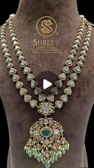 SHREEJI JEWELLERS on Instagram: "Exquisite elegance embodied in two rows of uncut diamonds, radiating pure brilliance. This necklace is a true testament to the raw beauty of nature, capturing the essence of untamed luxury. Adorn yourself with this dazzling masterpiece and embrace the allure of uncut magnificence. 

#unmatched #timelessdesign #elegance #2rownecklace #uncutdiamonds #uncutdiamondnecklace #necklacejewellery #pureuncutdiamonds #shine #diamondsshine #exquisitecollection #exquisite #jewelleryreels #reelsindia #instagramreels #explore #dazzlingstone #realstones #gemsandjewels #newcollection #newreels #shopjewels #luxurytaste #luxurystore" Uncut Jewellery, Uncut Diamond Necklace, Stone Jewellery, Raw Beauty, Uncut Diamond, Luxury Store, Stone Jewelry, The Row, Timeless Design