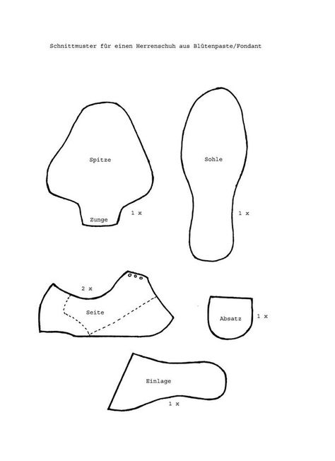 Fondant shoe pattern Fondant Shoes, High Heel Cakes, Fondant Techniques, Dolly Shoes, Shoe Cakes, Shoe Template, Historical Shoes, Shoe Cake, Cake Templates