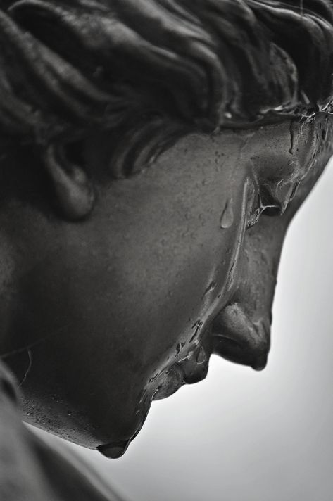 An original fine art print by Denise MacLean.  One of the most beautiful angel statues I have ever seen.  In profile, in the pouring rain, she appears to be crying.  A striking statue with incredible detail. This photo will be printed by a professional lab using archival inks in the finish of your choice (e.g. glossy, matte, lustre or metallic).  To prevent the wings from being cropped, an 8 x 12 and a 12 x 18 are available. Your print will be shipped directly from the professional lab in a rigid envelope for protection. Please visit www.missmacmemories.smugmug.com to view other views of this extraordinary angel. **All images can be produced as greeting cards.   **Metal and mounted prints available. Message me for pricing! Crying Angel Statue, Crying Statue, Angel Logo, Crying Angel, Angel Wings Illustration, Ancient Statues, Angel Statues, Silver Wings, Marble Statues