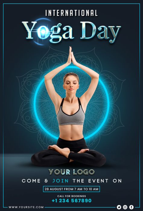 International Yoga Day Poster, Yoga Day Posters, Yoga Poster Design, Yoga Event, Marketing Ads, Flex Banner Design, Fitness Event, Yoga Studio Design, Fashion Poster Design