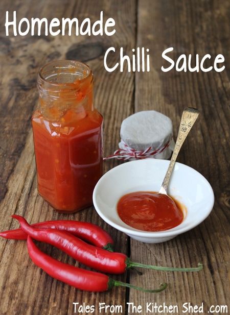 Homemade Chilli Sauce - Tales From The Kitchen Shed Homemade Chilli Sauce, Sweet Chilli Sauce Recipe, Savoury Sauces, Kitchen Shed, Chili Pepper Sauce, Skillet Desserts, Relish Sauce, Homemade Chilli, Chili Sauce Recipe