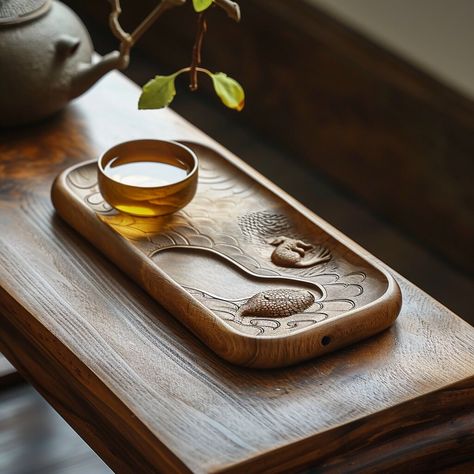 Create your own tea oasis with our DIY tea tray projects, allowing you to infuse your personal style into the creation of a functional and beautiful tea accessory. Diy Tea, Tea Diy, Beautiful Tea, Wood Creations, Decorative Trays, Tea Tray, Woodturning, Wood Work, Tea Accessories