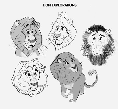 Lion Drawing Reference, Cartoon Lion Drawing, Lion Cartoon Illustration, Lion Illustration Design, Lions Illustration, Lion Illustration Art, Cute Lion Drawing, Lion Character Design, Lion Cartoon Drawing