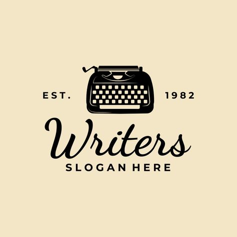 Typewriter vintage logo vector illustration design Typewriter Vintage, Vintage Typewriters, Writing Center, Vector Illustration Design, Free Vector Art, Design Vector, Vintage Logo, Typewriter, Personal Branding