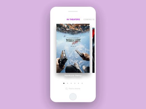 Movies Application Ui Design, Mobile App Inspiration, Ui Design Mobile, Ui Ux 디자인, Dribbble Design, Ux App Design, Best Ui Design, Card Ui, Ios Ui