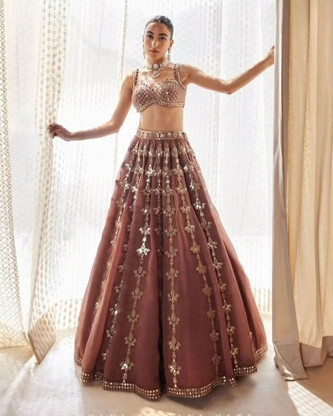 VISIT LIKE AND FOLLOW US For immediate response please call or WhatsApp us on +918099634110 Bridal lehenga.indianwedding lehenga.lehengalove.love.indianbridallehenga.indianware.saree.blouse,lehengalovers,indianbridalmakeup.bollywoodlehenga,haldi, Sangeet,haldidresses,bridalgagarhas, #lehenga #lehengalove #lehengalovers❤️❤️❤️ #lehengalovers #bridal #indianwedding #indiansaree #indianbride #indianbridalmakeup #indianbridalwear #bollywood #bigfatindianwedding #haldi #haldiceremony #usaindia... Vvani By Vani Vats Lehenga, Mirror Work Indian Outfit, Velvet Dupatta Lehenga, Lehenga Designs For Reception, Mirror Work Lehenga Choli, Beige Lehenga, Chanderi Lehenga, Mirror Work Dress, Lehenga With Dupatta