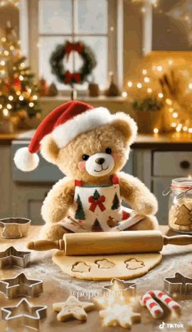 Christmas Teddy Bear Decorations, Halloween Live Wallpaper, Christmas Art For Kids, Hand Work Design, Cozy Christmas Decor, Christmas Teddy Bear, Animated Christmas, Christmas Gif, Dec 7