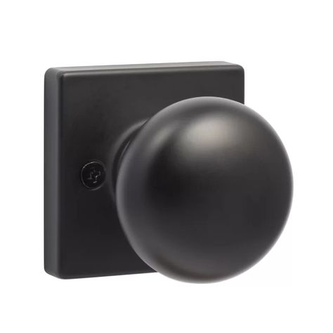 Sure-LocHardware Durango Single Dummy Door Knob with Square Rosette & Reviews | Wayfair Shack Bedroom, Home Remodel On A Budget, List Of Household Items, Interior Door Hardware, Shop Doors, Remodel On A Budget, Hall Closet, House Details, Round Door