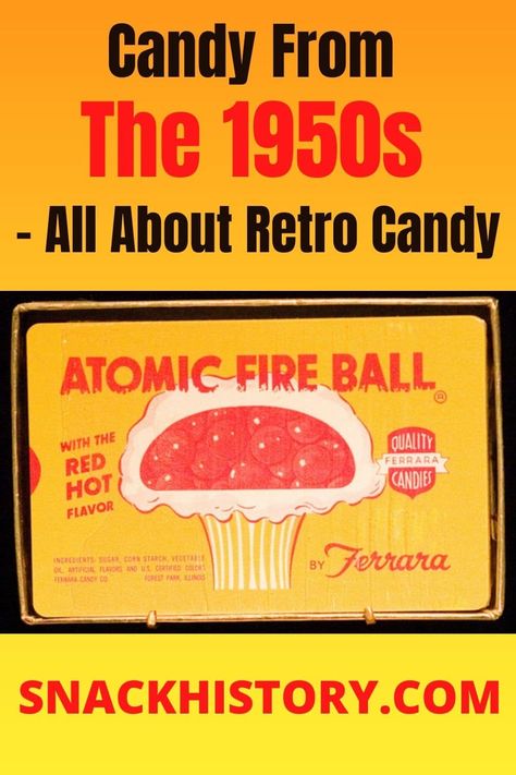 1950s Candy, 1950s Kids, Trix Cereal, Movie Candy, Hot Candy, Popular Candy, Hot Tamales, Candy Companies, Popular Snacks