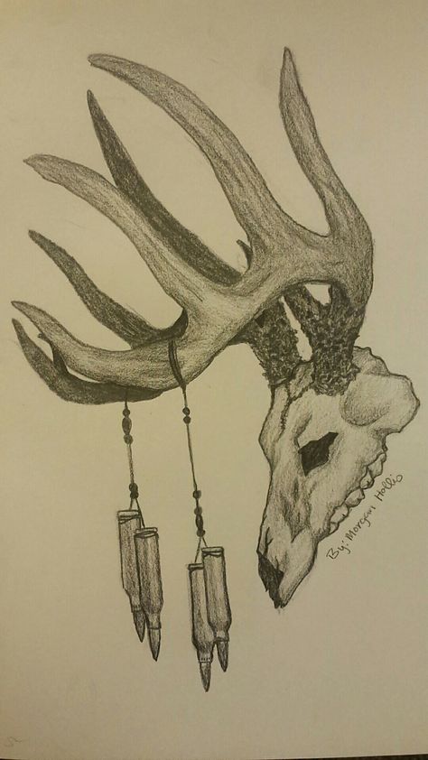 Deer Skull Sketch, Skull Sketch Tattoo, Deer Skull Drawing, Deer Skull Tattoo, Deer Skull Tattoos, Hunting Tattoos, Skull Sketch, Deer Drawing, Deer Tattoo