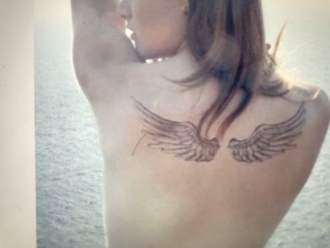 Wing Tattoos, Cute Tats, Angel Wings Tattoo, Heart Flutter, Wings Tattoo, Angel Tattoo, Female Tattoo, Dream Tattoos, Dope Tattoos