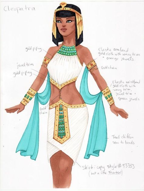 Ancient Egypt fashion Egyptian Godesses Costume, Cleopatra Outfit, Egyptian Inspired Fashion, Egypt Clothing, Egyptian Outfit, Egyptian Goddess Costume, Ancient Egyptian Clothing, Egypt Dress, Egypt Costume