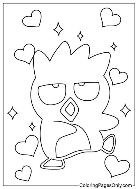 48 Free Printable Badtz-Maru Coloring Pages Coloring pages for kids #coloringpagesforkids Coloring page for kids #coloringpageforkids Kids coloring page #kidscoloringpage 15.30 Badtz Maru Coloring Pages, Sanrio Coloring, Free Coloring Pages For Kids, Family Coloring Pages, Swear Word Coloring Book, Swear Word Coloring, Words Coloring Book, Badtz Maru, Princess Coloring Pages