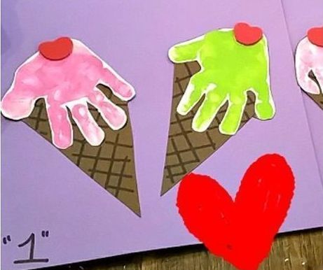 Ice Cream Cone Craft, Ice Cream Diy, Summer Crafts For Toddlers, Summer Preschool Crafts, June Crafts, Ice Cream Crafts, August Crafts, Summer Arts And Crafts, Art Activities For Toddlers