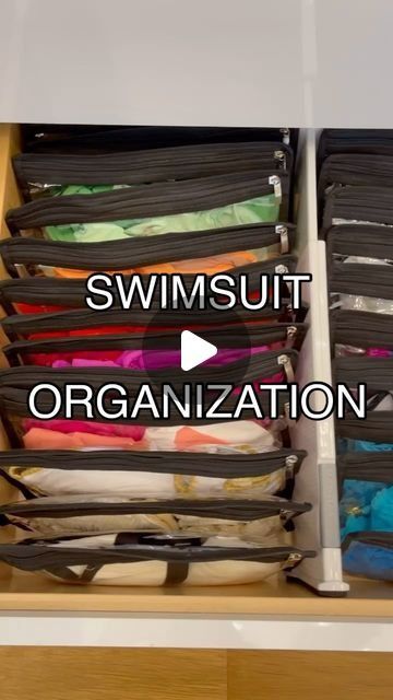 1,439 likes, 1,651 comments - organizingspacesbykim on March 22, 2024: "| Swimsuit 👙 Organization | Comment LINK & if you follow me you’ll automatically get a DM with the link. 🔗     If you are tired of looking...". Swimsuit Storage Ideas, Swimsuit Organization, Swimsuit Storage, 2024 Swimsuit, Zipper Pouches, Simplify Your Life, Swimsuit Tops, Storage Ideas, Declutter