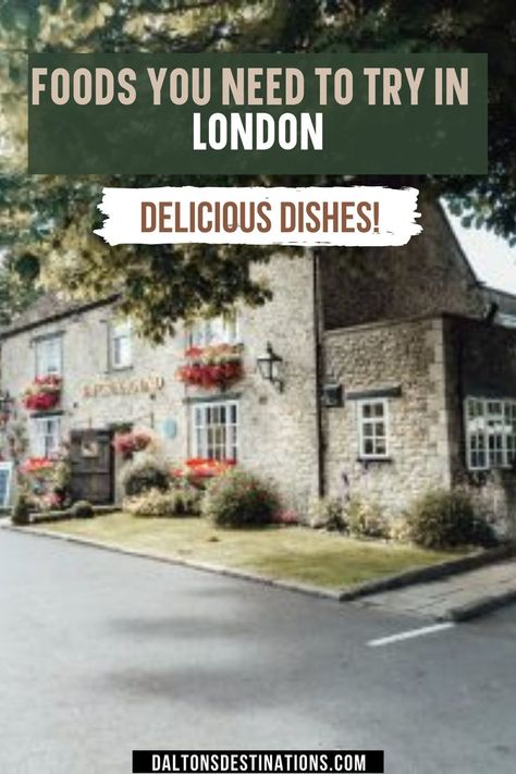 If you are traveling to England, but aren't quite sure what to eat, here is the ultimate foodie guide! Which classic British dishes you should try and where to find them! | London Food | London Restaurants | London Food Guide | Traditional British Food | Fish and Chips | Best food in London | Top Places to Eat | British Afternoon Tea | British Food Tips | What to Eat in London | London Food Places | British Dishes to Try | Amazing Food in London Traditional British Food, Best Food In London, British Afternoon Tea, Restaurants London, Eat In London, British Dishes, Food Fish, London Eats, London Itinerary