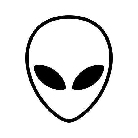 Alien Line Art, Alien Face Tattoo, Alien Head Tattoo, Alien Icon, Alien Symbols, Easy Tattoos To Draw, Animals Tattoos, Alien Drawings, Alien Face