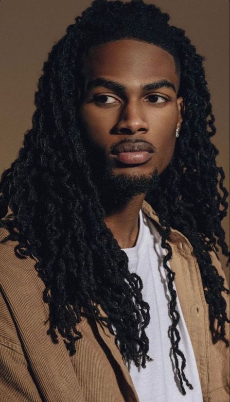 Dreadlock Hairstyles For Men, Black Men Hairstyles, Dreadlock Hairstyles, Hair Reference, Locs Hairstyles, Portrait Inspiration, Pretty Men, Black Is Beautiful, Pretty Face