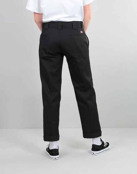 Dickies 874 Outfit Masc, Dickies Trousers Outfit Men, Work Pants Outfit Men, Black Dickies Outfit Men, Black Dickies Outfit, Dickies Pants Outfits For Men, Dickies 874 Outfit Men, Dickies 874 Men, Straight Pants Outfit