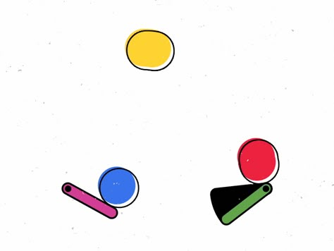 Bouncing Animation Reference, Pinball Animation, Bounce Animation, Bouncing Ball Animation, Bouncing Ball, Ball Animation, Geometric Animation, Flat Logo Design, Motion Logo