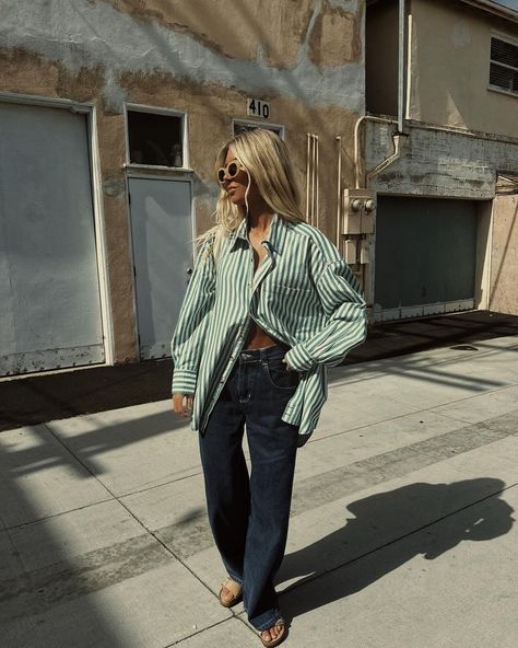 Halley Elefante | Last week was just lovely. 💛💛💛 | Instagram Blonde Balayage Bright, Balayage Bright Blonde, Striped Mens Shirt, California Blonde, The Salty Blonde, Bright Blonde Hair, Salty Blonde, Beachy Hair, Surf Vibes