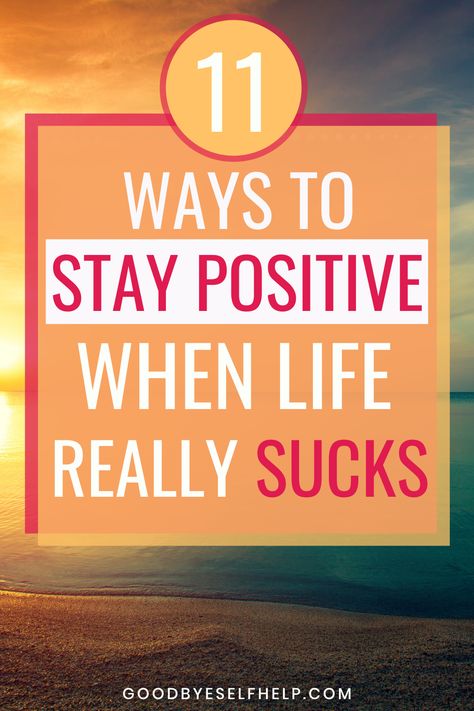 Bad things happen in life, they just do. Don't miss this guide to how to stay positive when life really sucks, including positivity tipes, tips on how to be resilient, and other self-help tips to make sure you're staying positive when bad things happen. Why Do Bad Things Keep Happening To Me, When Bad Things Keep Happening, How To Stay Positive, How To Stop Bad Thoughts, How To Stop Watching Bad Things, How To Be Happy When Things Are Bad, How To Stay Positive During Hard Times, Toxic Positivity Vs Healthy Positivity, Staying Positive Memes Funny