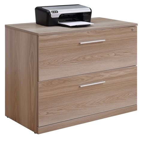 At Work Two Drawer Lateral Storage File - 29"H by NBF Signature Series | NBF.com Modern File Cabinet, 2 Drawer File Cabinet, Office File Cabinets, Hanging Folders, Document Storage, File Cabinets, Lateral File Cabinet, Filing Cabinets, Brushed Nickel Hardware