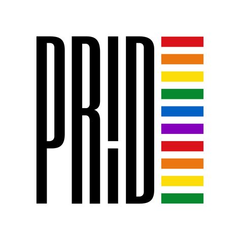 Pride Design Graphic, Pride Posters Ideas, Pride Logo Design, Pride Branding, Lgbtq Logo, Pride Month Poster, Lgbt Day, Prism Logo, Lgbtq Design