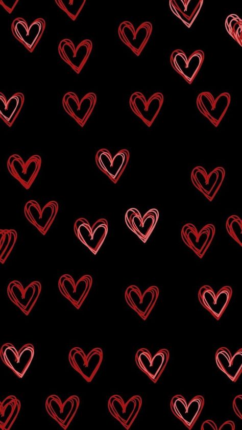 Cute Look Screen Wallpaper, Red Love Aesthetic Wallpaper, Aesthetic Wallpaper Red And Black, Black And Red Wallpaper Aesthetic, Red And Black Wallpaper Aesthetic, Red Heart Aesthetic, Red Hearts Wallpaper, Red Heart Wallpaper, Iphone Wallpaper Violet