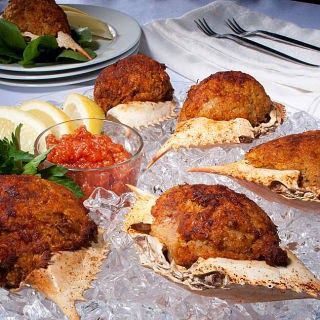 Deviled Crab Deluxe Deviled Crab Recipe, Deviled Crab, Crab Cake Recipes, Crab Meat Recipes, Crab Dishes, Seafood Entrees, Louisiana Recipes, Crab Recipes, Cajun Recipes