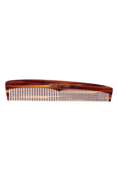 Free shipping and returns on Mason Pearson Styling Comb at Nordstrom.com. Mason Pearson combs are manufactured in Switzerland by a contract manufacturing facility that only makes combs. The same, strict quality-control standards followed in our brush making are applied to our combs.<br><br>Mason Pearson combs are handmade from the finest celluloid material in the world. This is the same material used to make designer costume jewelry, hair ornaments, and eyewear. Look carefully at the ... Mason Pearson Brush, Curling Brush, Mason Pearson, Designer Costume Jewelry, Hair Brush Straightener, Styling Comb, Straightening Brush, Styling Brush, Jewelry Hair