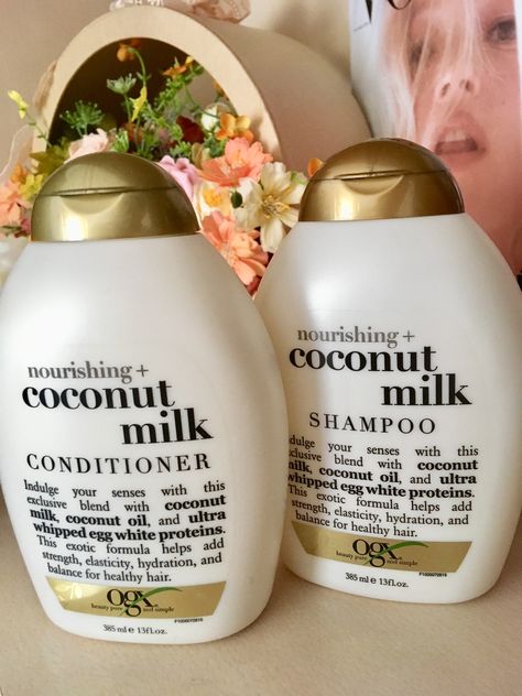 Organix Shampoo, Whipped Coconut Oil, University Essentials, Coconut Oil Shampoo, Coconut Conditioner, Organic Conditioner, Coconut Milk Shampoo, Coconut Shampoo, All Types Of Hair