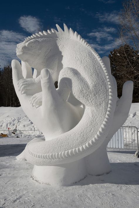 Ice Art, Snow Sculptures, Snow Art, Snow Fun, Sand Sculptures, Ice Sculptures, Big Art, Snow And Ice, Sand Art