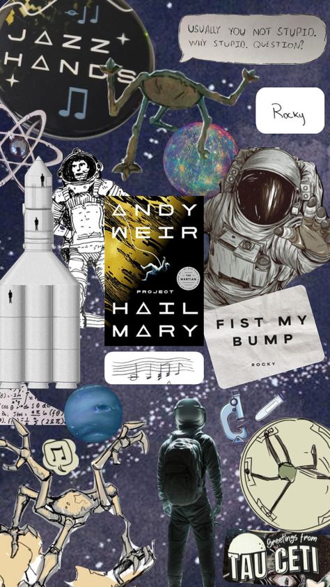 #book #projecthailmary #science #space Project Hail Mary, Andy Weir, Science Space, Space Boy, Queer Books, Hail Mary, Reading Journal, The Martian, Book Fandoms