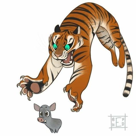 Cat Pounce Drawing, Tiger Standing Up, Cat Pouncing Drawing, Tiger Pounce, Tiger Concept Art, Tiger Pouncing, Cute Tiger Wallpaper, Tiger Art Illustration, Tiger Wallpaper Hd