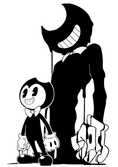 вendy тнe DΣMΩΠ! Bendy Y Boris, رورونوا زورو, Alice Angel, Graffiti Characters, Cartoon Tattoos, Bendy And The Ink Machine, Old Cartoons, Vintage Cartoon, The Villain