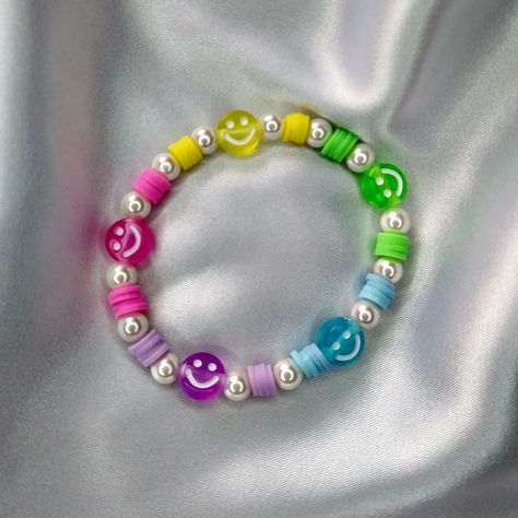 Make Clay Beads, Marble Bracelet, Colorful Bead Bracelets, Clay Bead Necklace, Friendship Bracelet Patterns Easy, Preppy Bracelets, Homemade Bracelets, Preppy Jewelry, Clay Bracelet