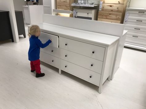 Simple but total transformation for this laundry room - IKEA Hackers Koppang Dresser Hack, Laundry Room Ikea, Ikea Chest Of Drawers, Dresser Hack, Laundry Room Countertop, Custom Laundry Room, Laundry Room Hacks, Ikea Dresser, Laundry Room Cabinets