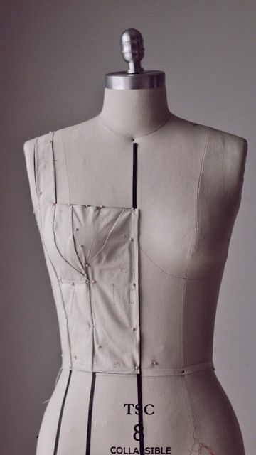 Muslin Draping, Textile Experimentation, Draping Techniques, Fashion Draping, Textile Projects, Body Form, Custom Drapes, Draped Top, Instagram Baby